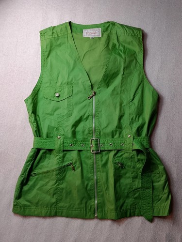 Gilet smanicato verde - , mela