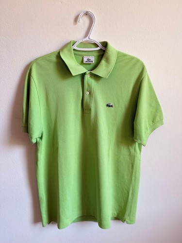 Polo lacoste originale verde - lacoste,