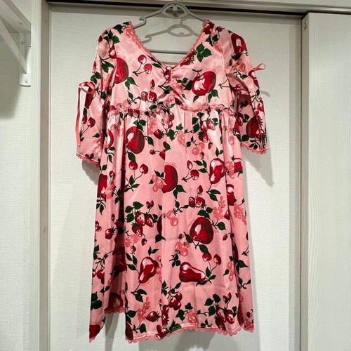 Vestito rosa bacche - , mela